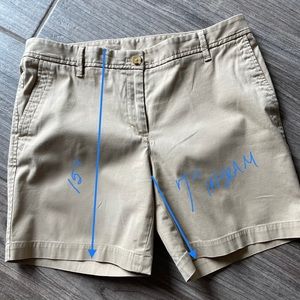 Talbots Relaxed Chino Shorts. Khaki goes with everything and ready for spring!